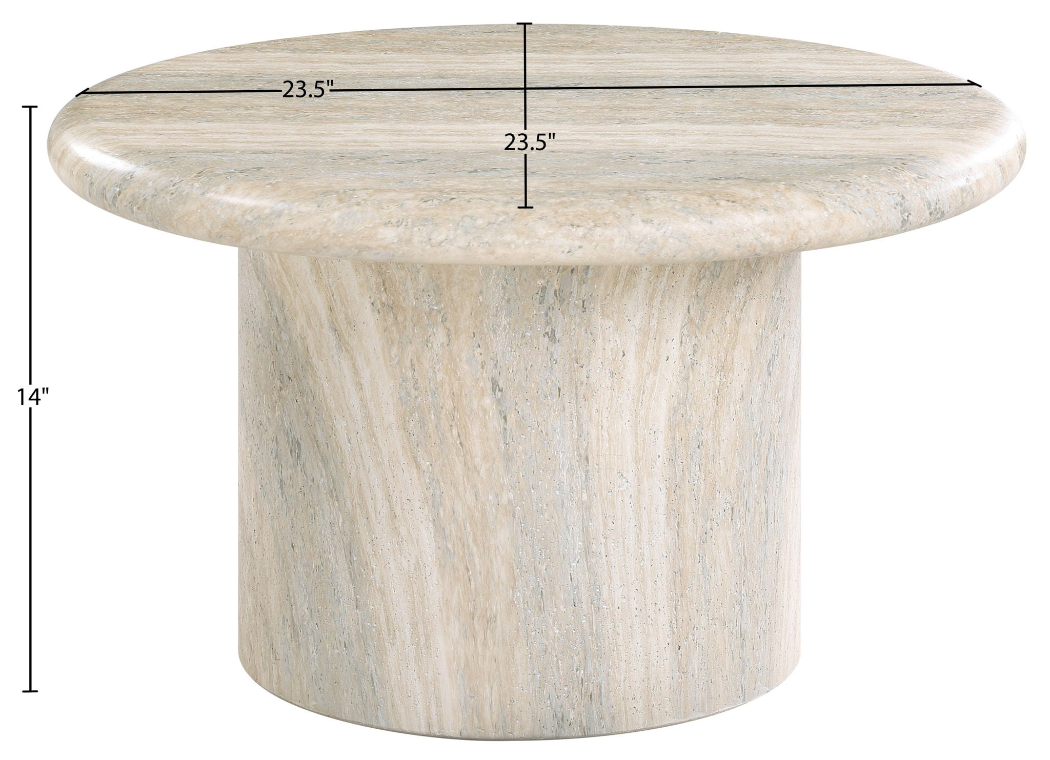 Emara - Concrete And Fiberglass Indoor / Outdoor Coffee Table