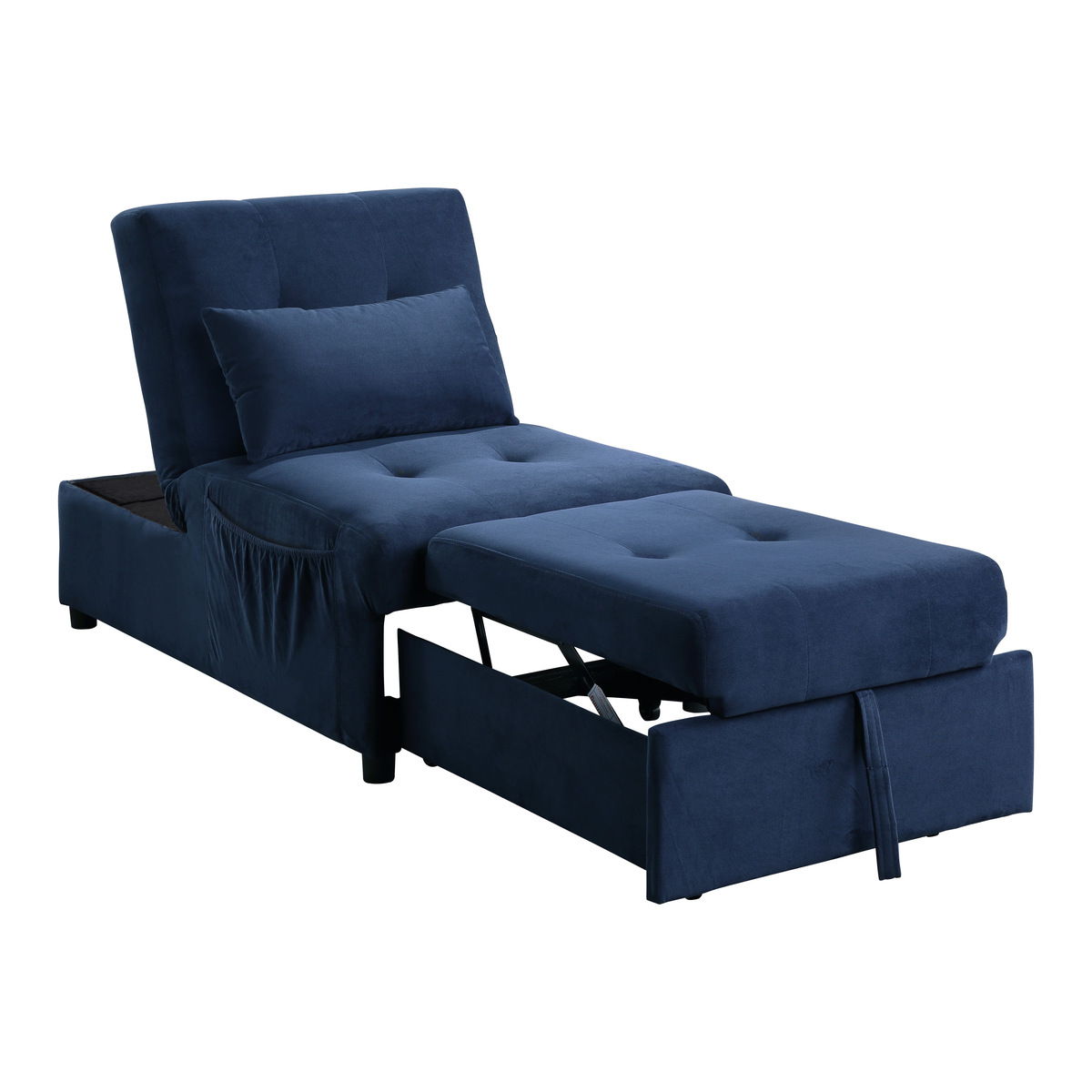 Garrell - Lift Top Storage Bench With Pull-Out Bed