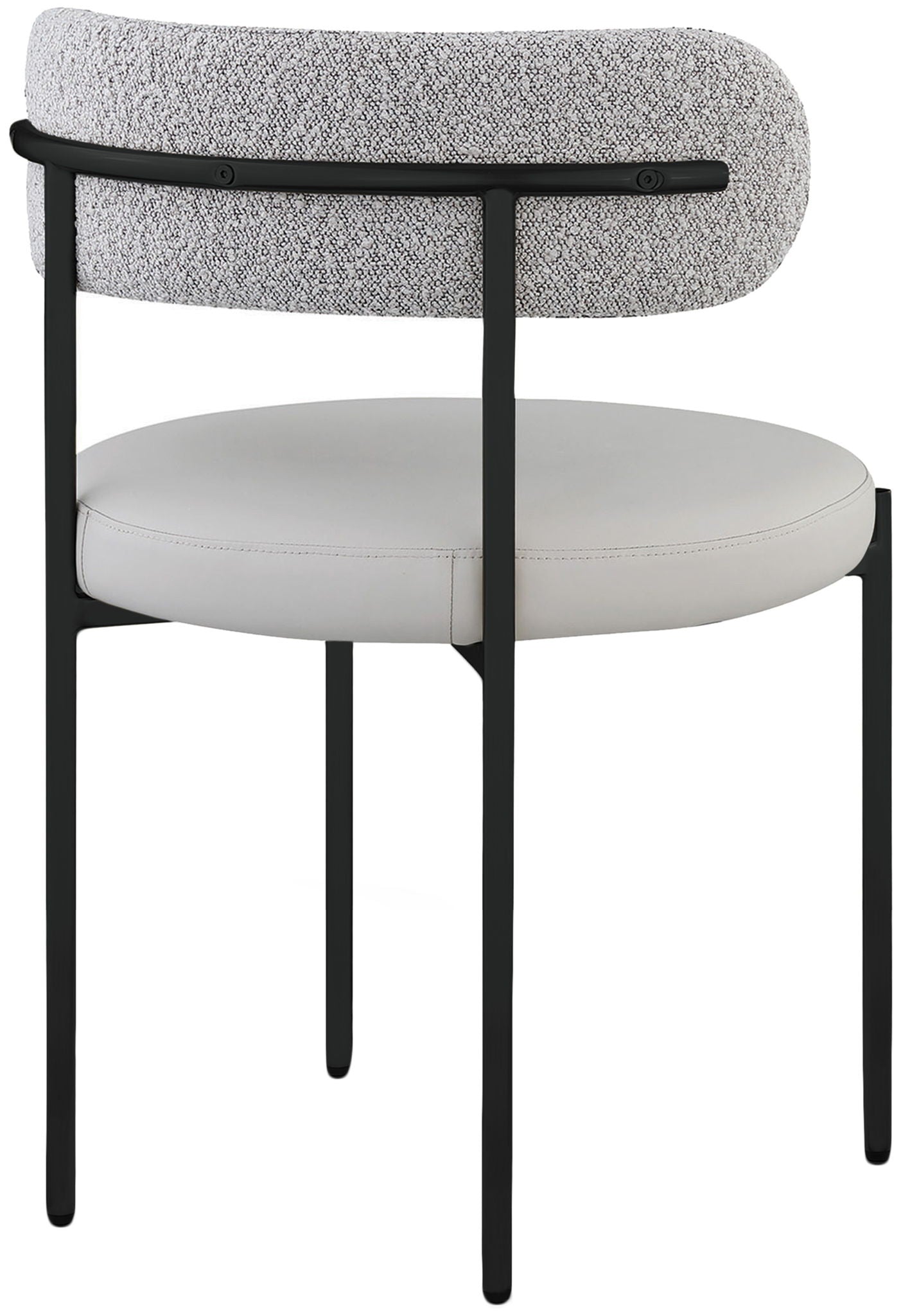 Beacon - Faux Leather Dining Chair With Black Legs (Set of 2)