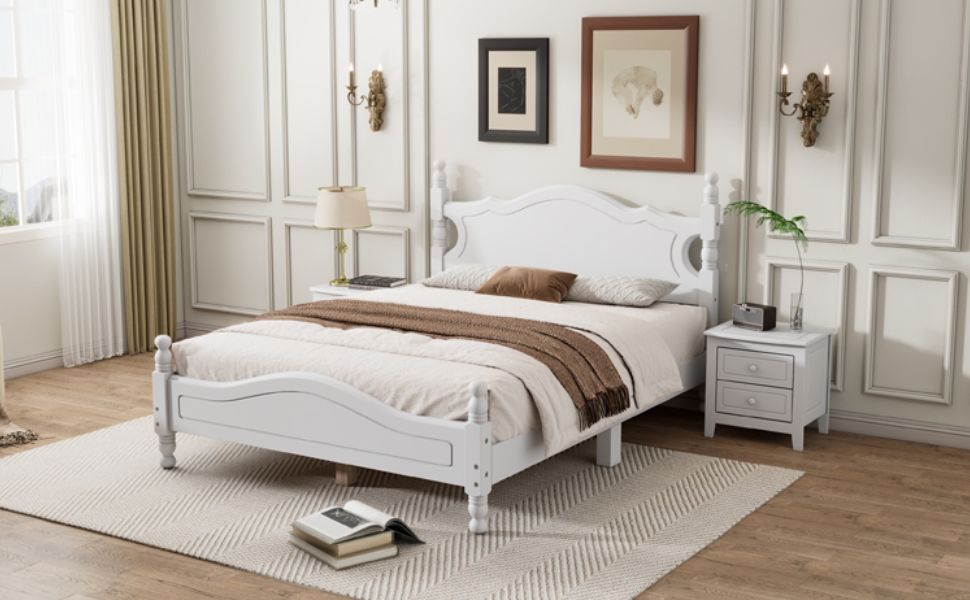 Platform Bed Frame With Slat Support