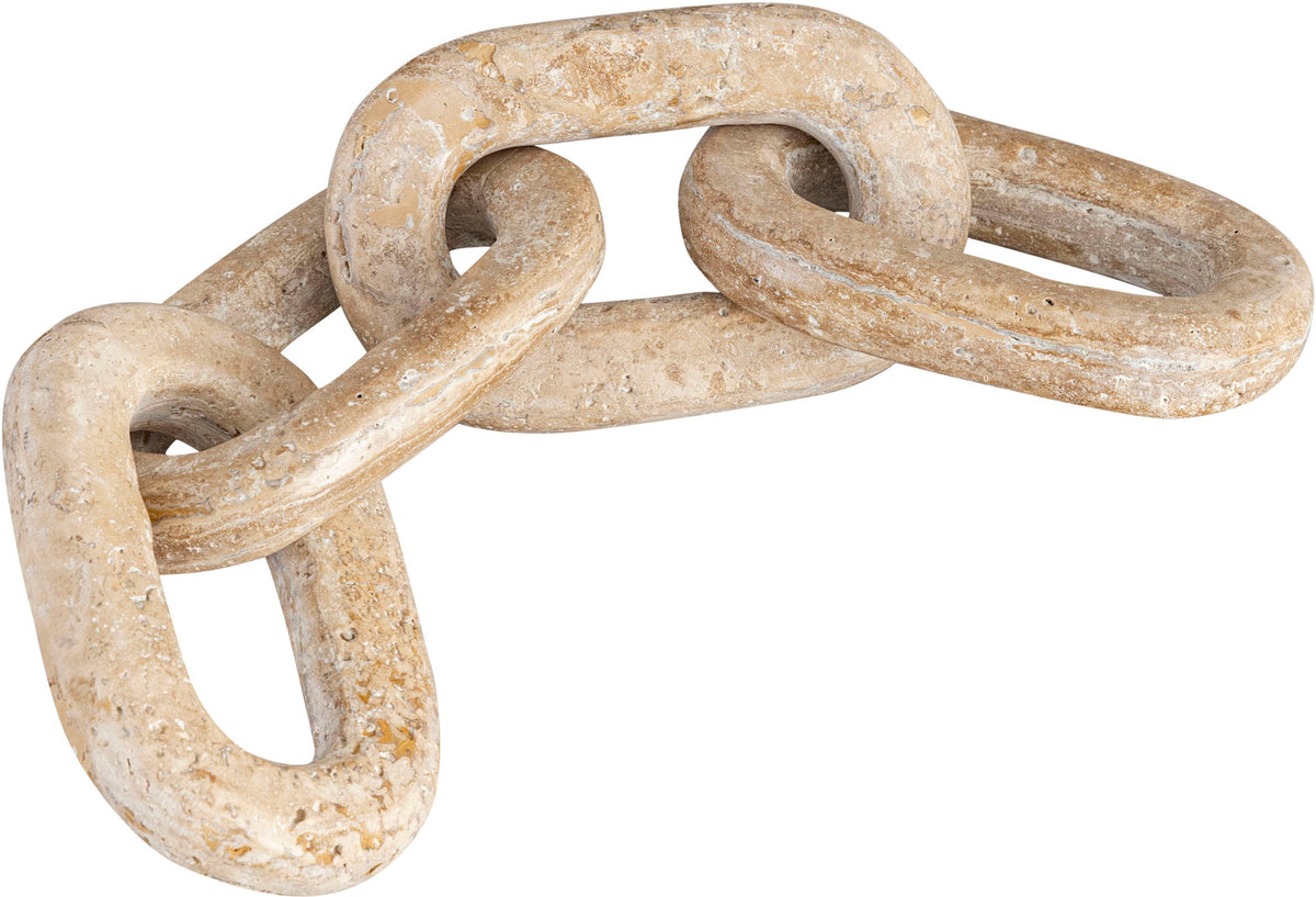 Lynx - Travertine Decorative Chain Links - Natural