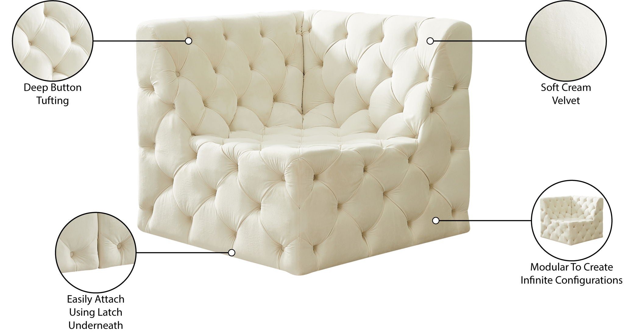Tuft - Corner Chair