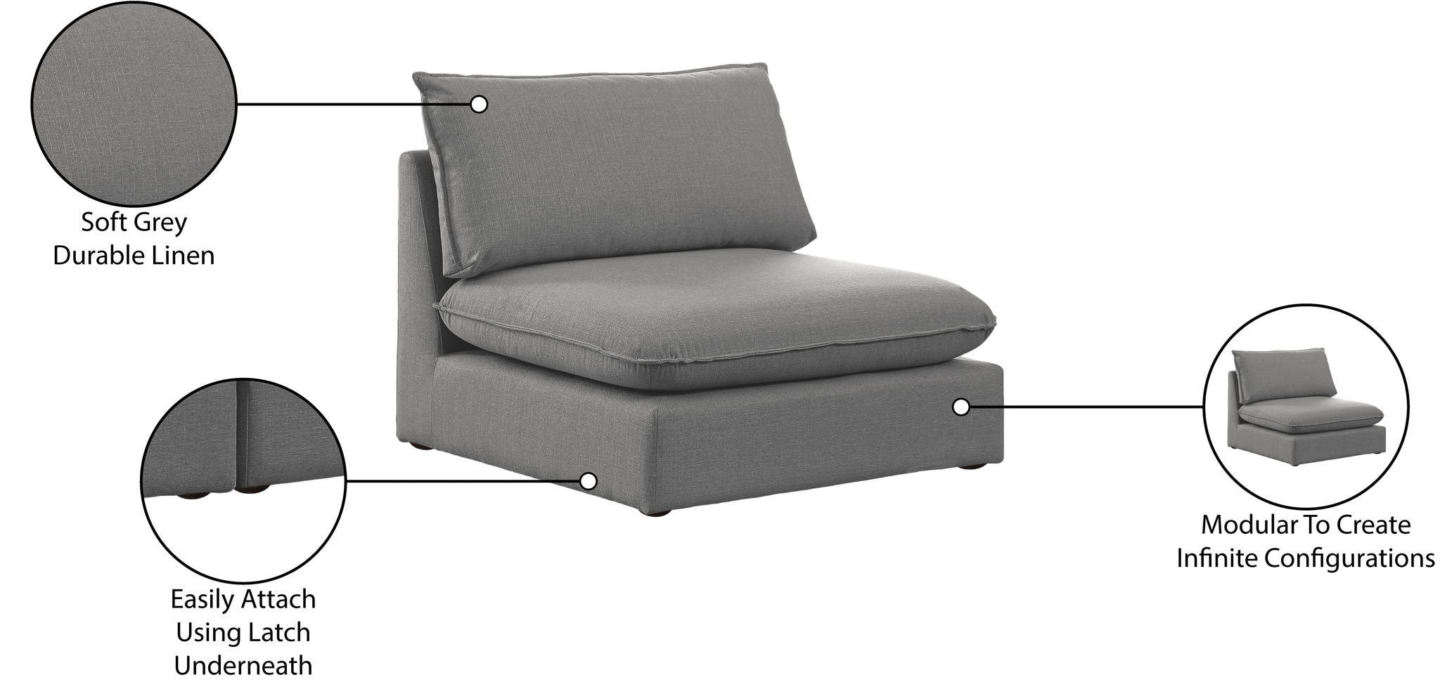 Mackenzie - Armless Chair