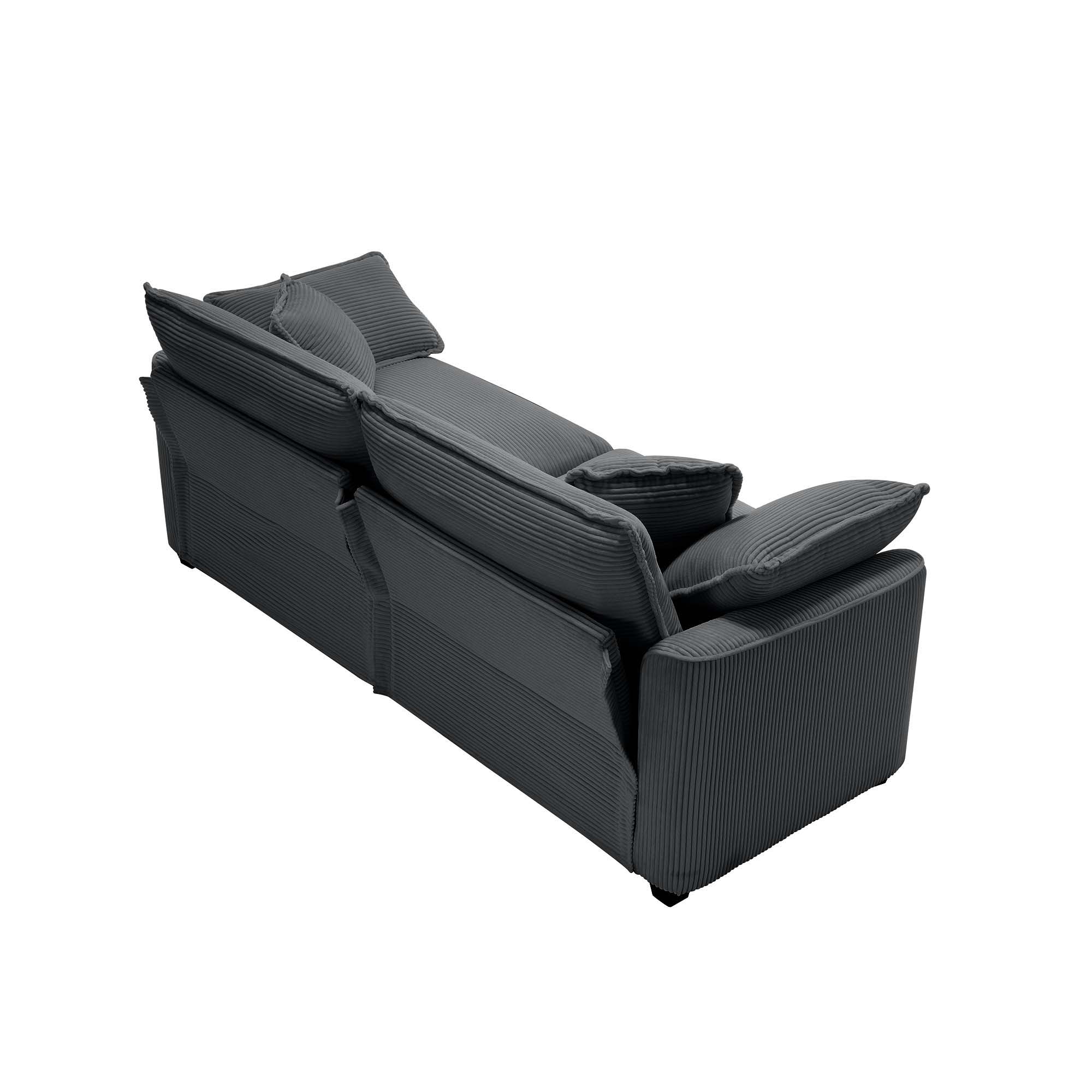 Elegant Oversized Sectional Sofa Set With Deep Seats And Flexible Layout