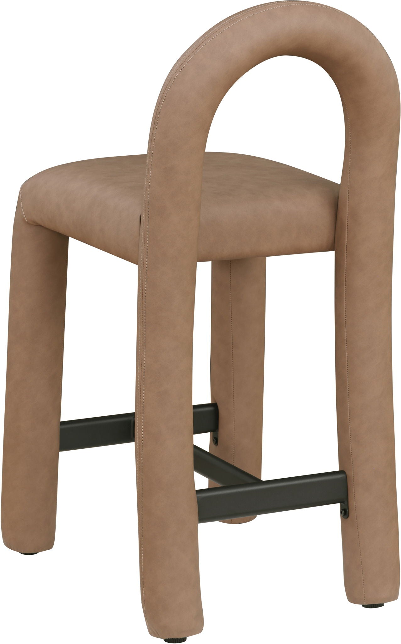 Amari - Faux Leather Stool