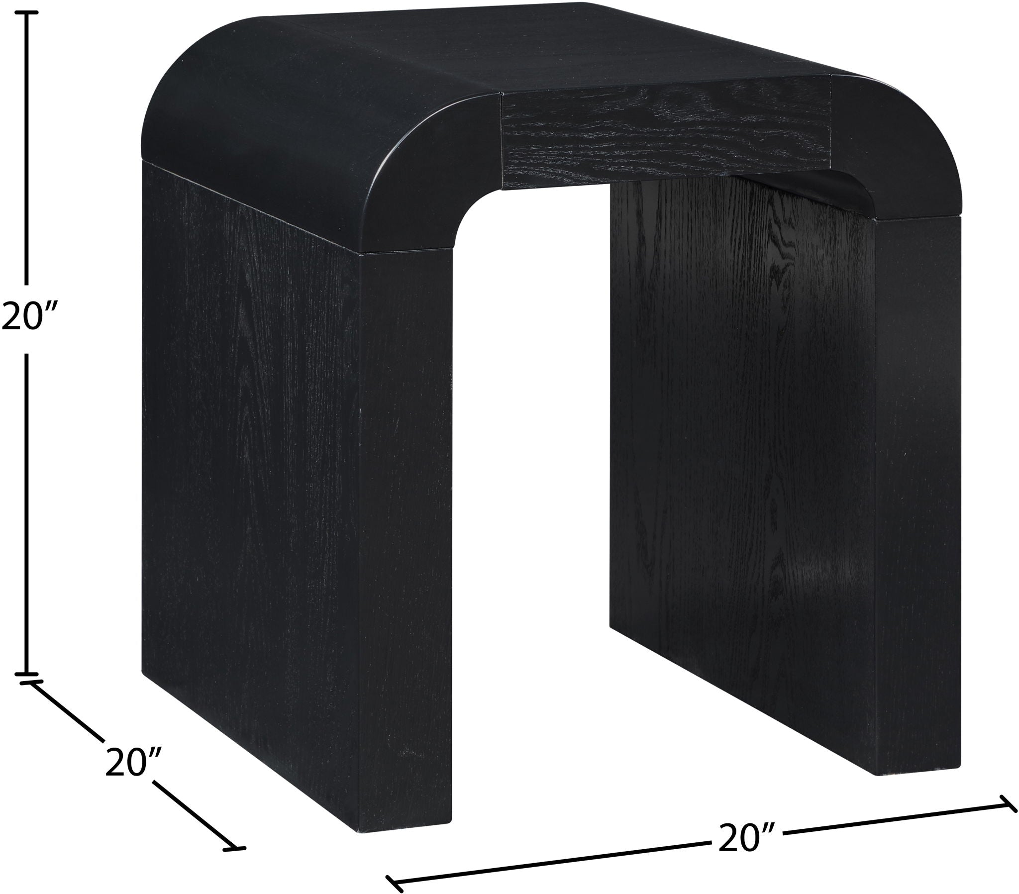 Toulon - Oak Veneer End Table