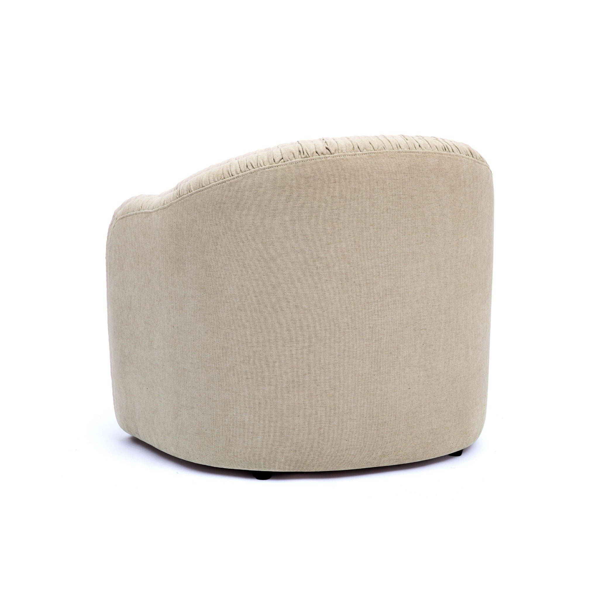 Pamela - Chenille Tassel Lounge Chair - Tan