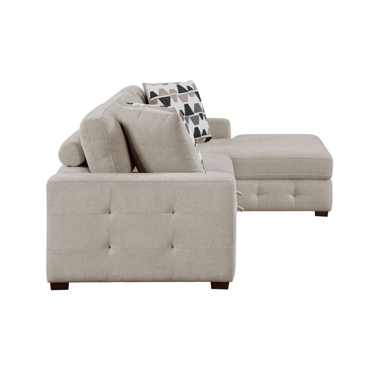 Raife - Sectional With Ottoman