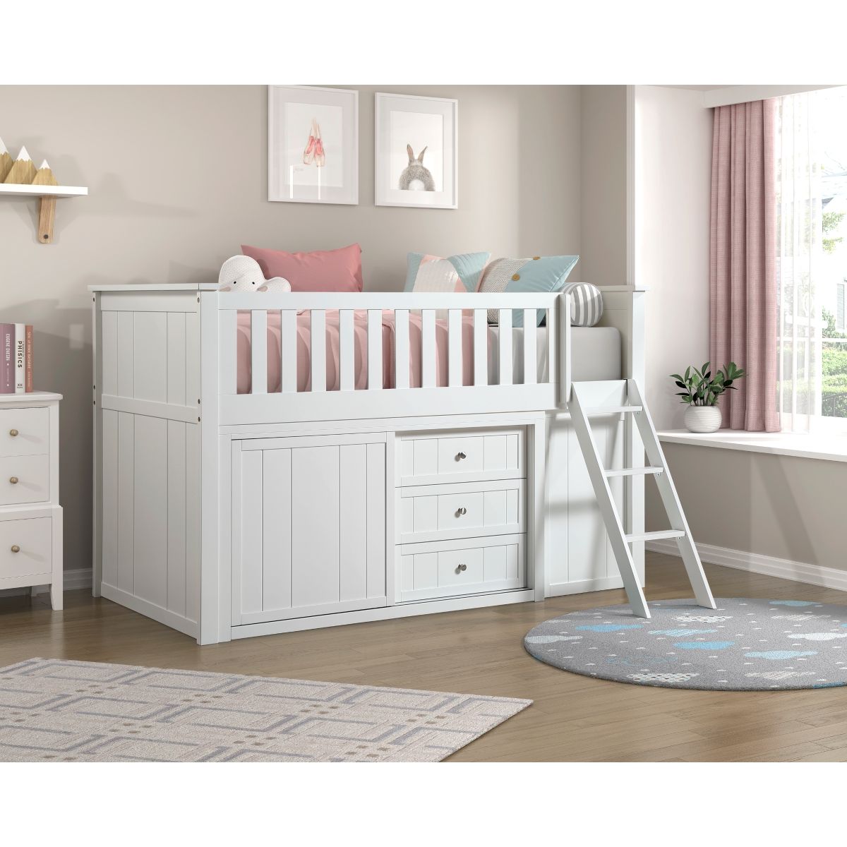 Galen - Low Loft Bunk Bed