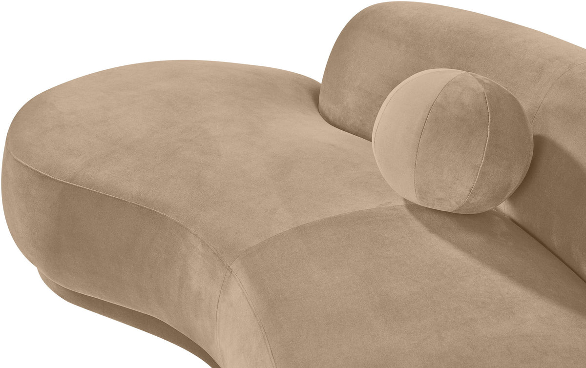 Avra - 86" Velvet Performance Fabric Upholstered Sofa