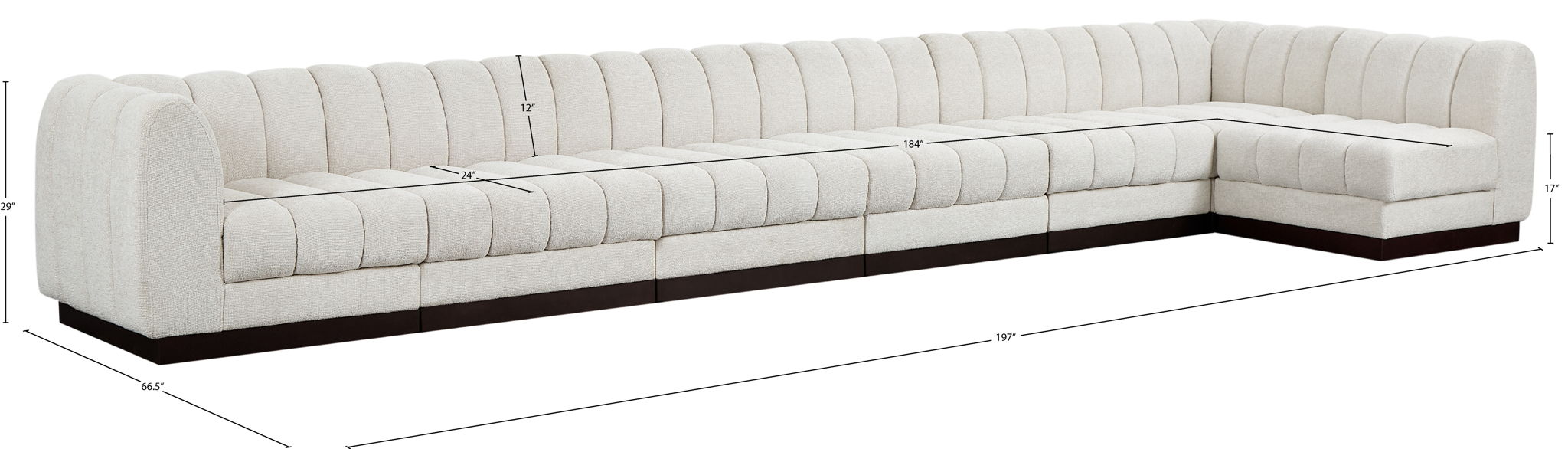 Quinn - 7 Piece Modular Sectional