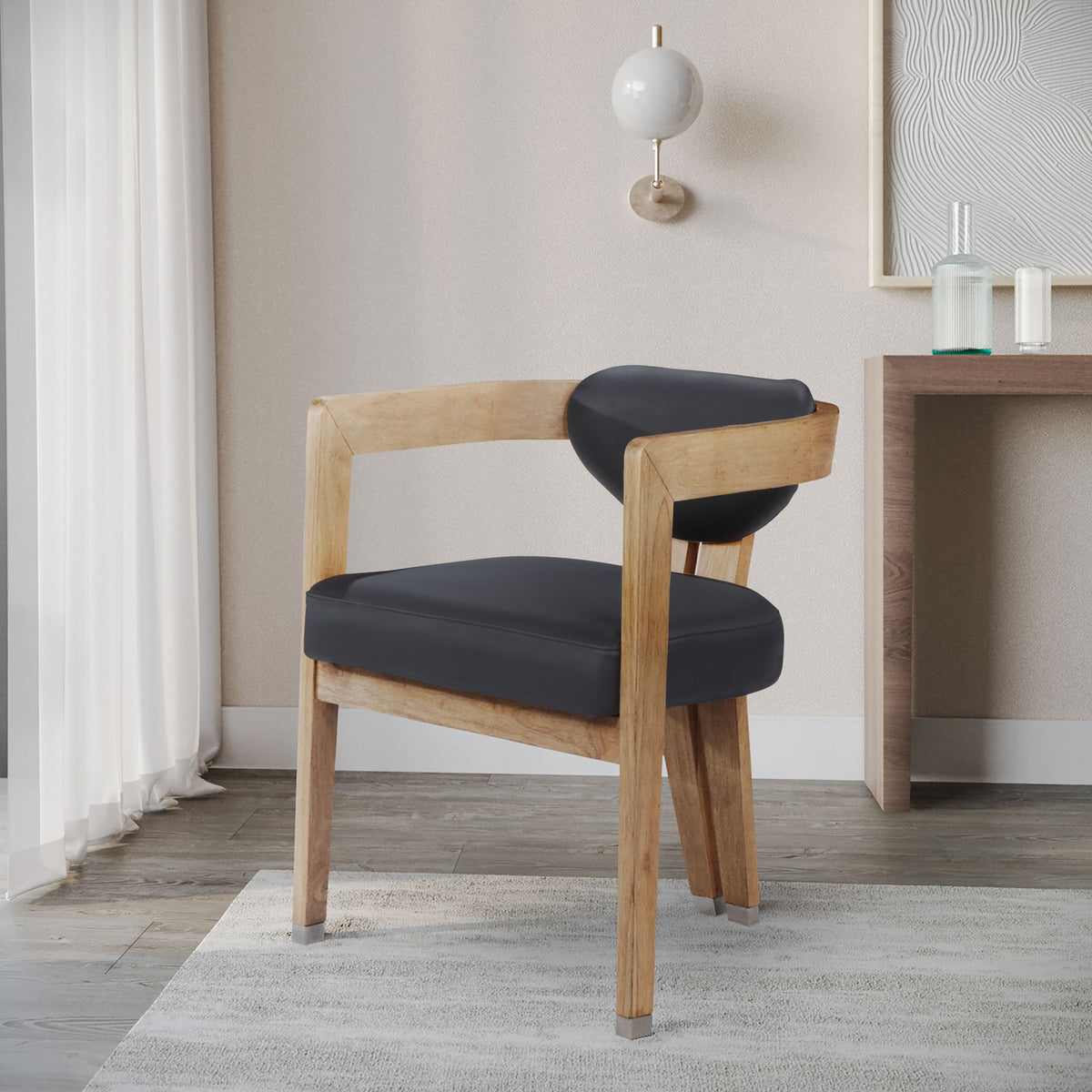 Carlyle - Dining Chair With Natural Frame