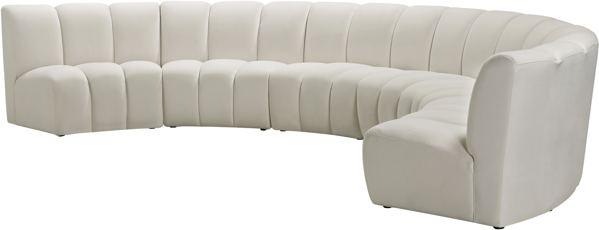 Infinity - 6 Piece Velvet Modular Sectional