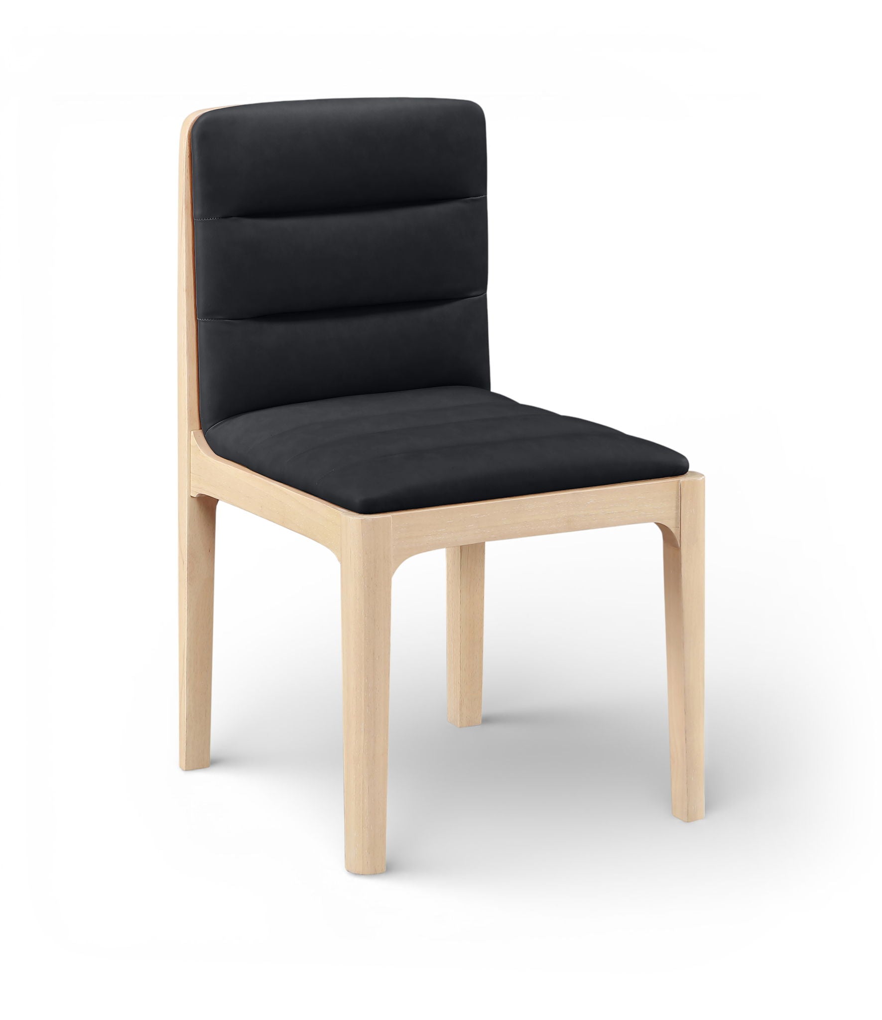 Ellis - Vegan Leather Upholstered Dining Chair (Set of 2) - Natural Base