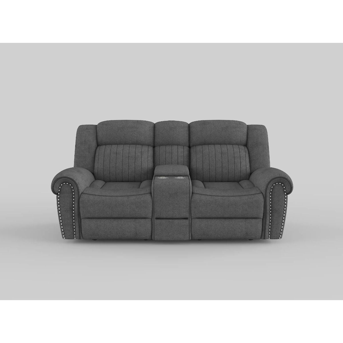 Brennen - Double Reclining Loveseat With Center Console