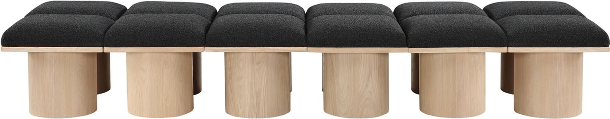 Pavilion - 12 Piece Modular Bench With Natural Base