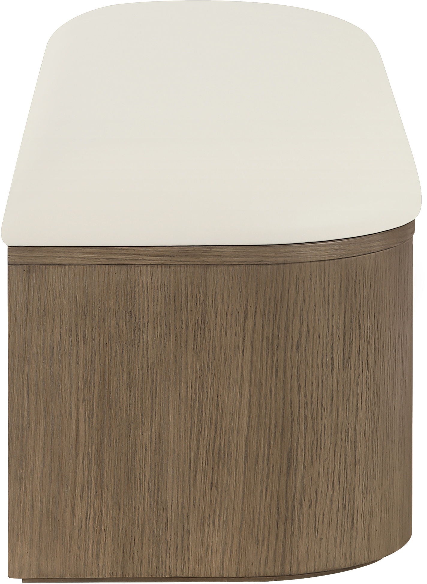 Velden - Upholstered Storage Bench With Stained Brown Base