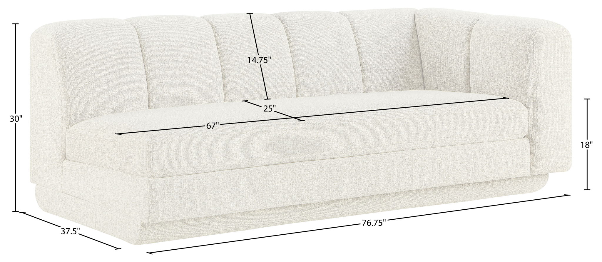 Modari - Fabric Upholstered Sofa