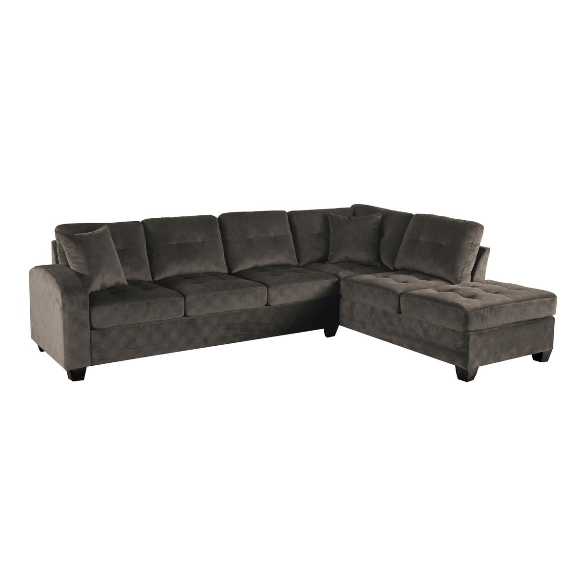 Emilio - 3 Piece Reversible Sectional With Ottoman