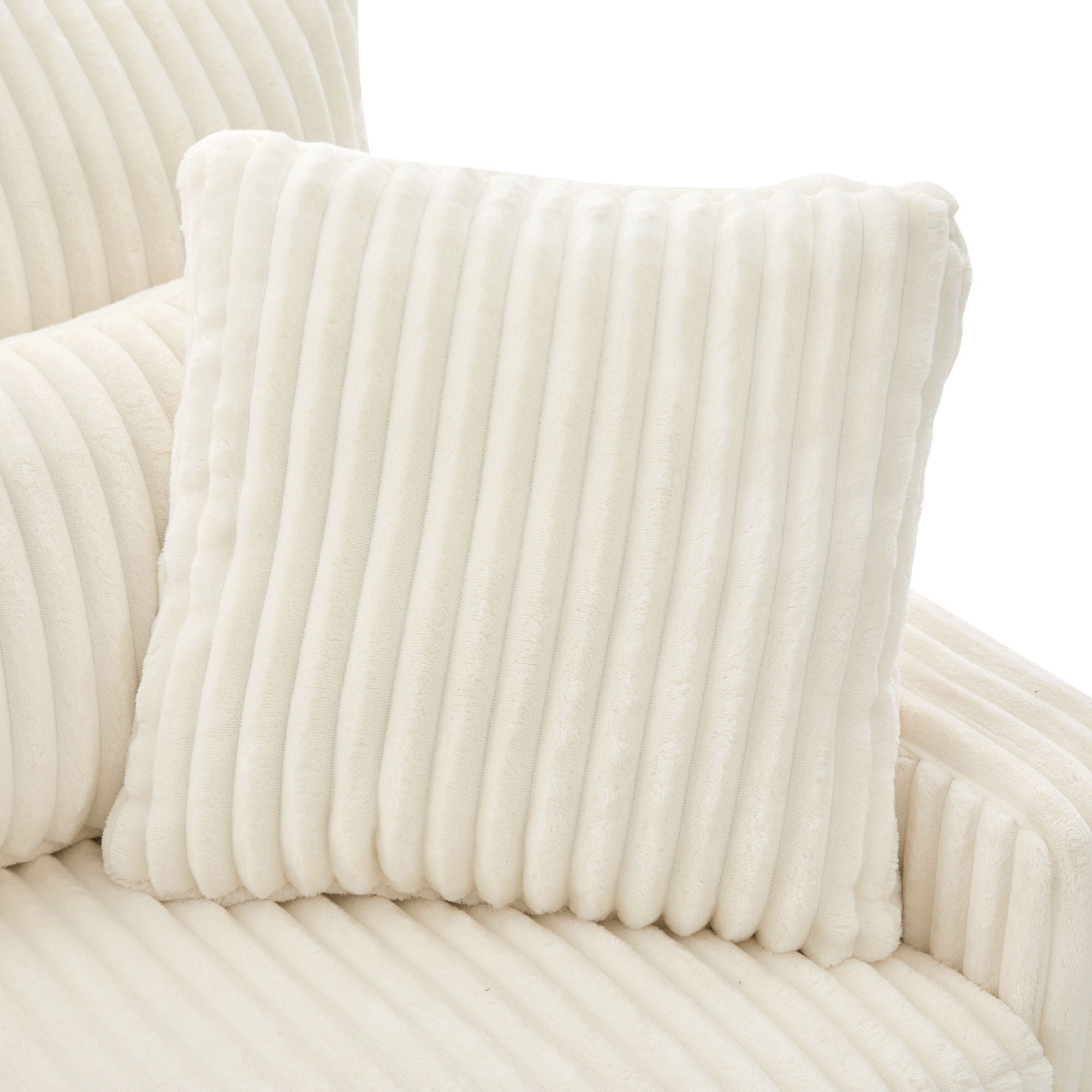 Modern Loveseat Sofa With 4 Pillows