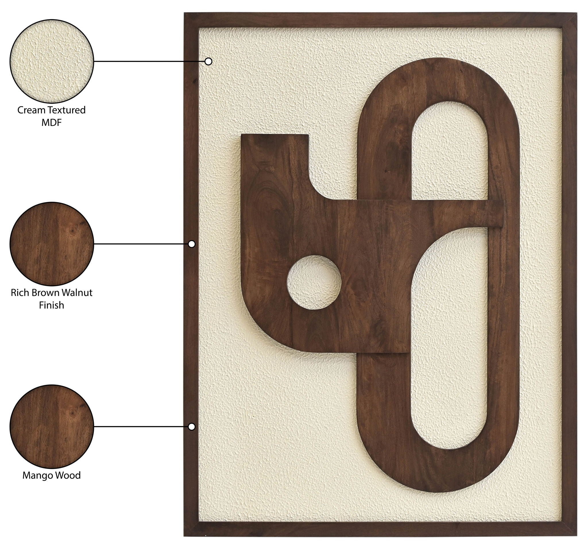 Arid - Mango Wood Wall Decor
