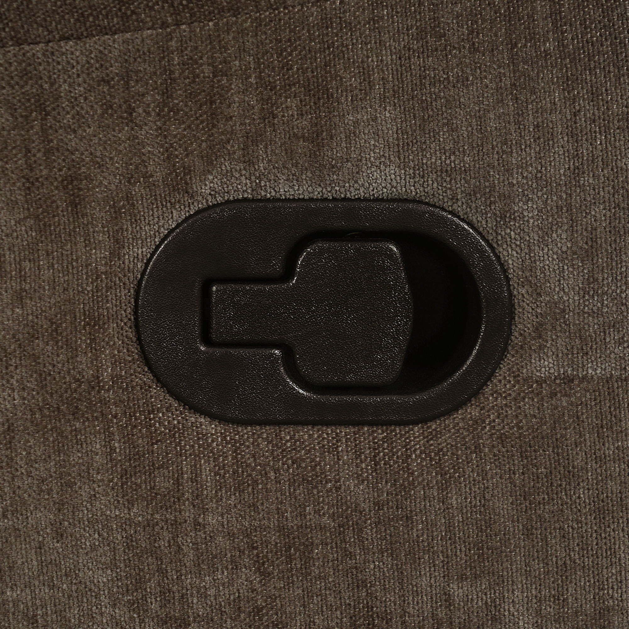 Upholstered Manual Recliner Chair With 3 Adjustable Backrest Positions