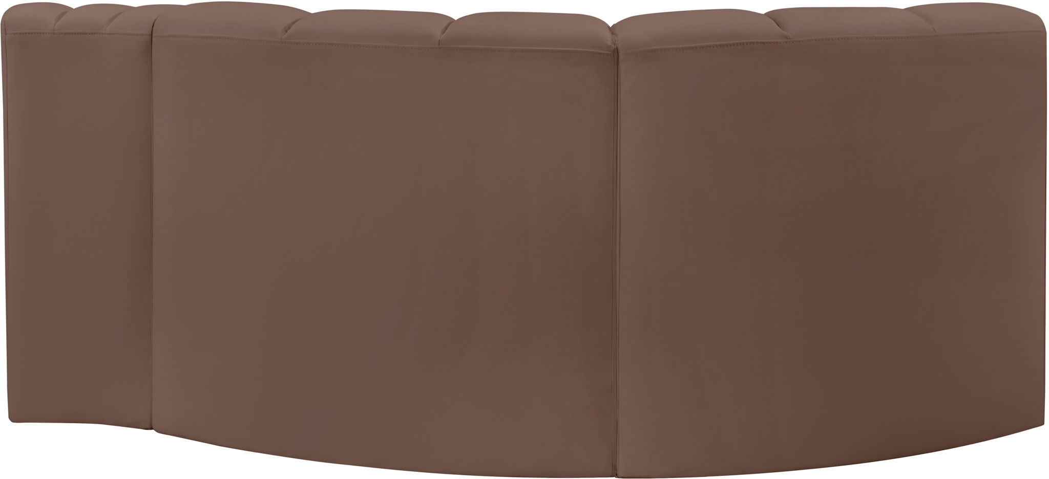 Arc - Faux Leather 3 Piece Modular L-Shaped Sofa
