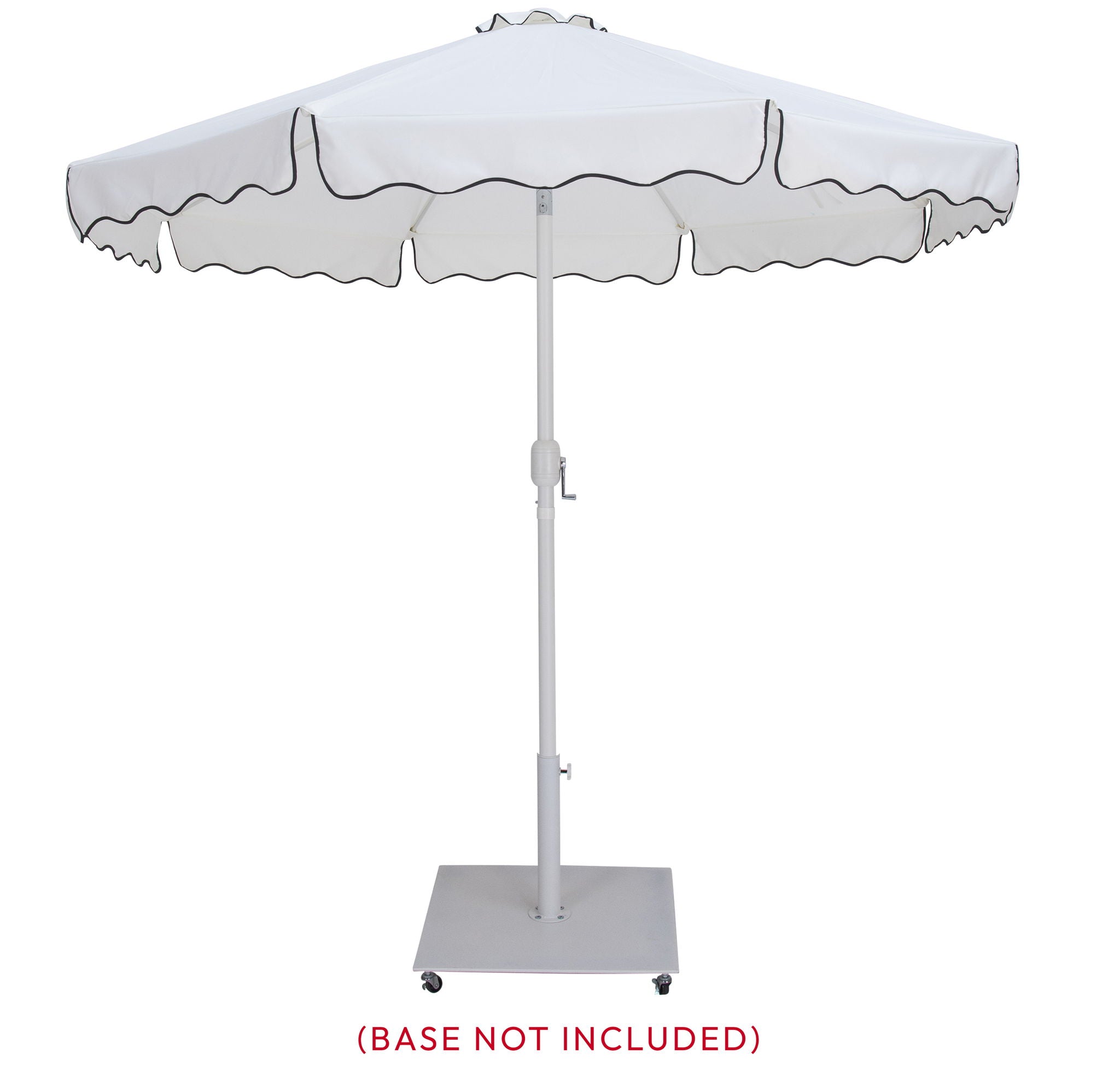 Amalfi - Patio Umbrella - White Pole