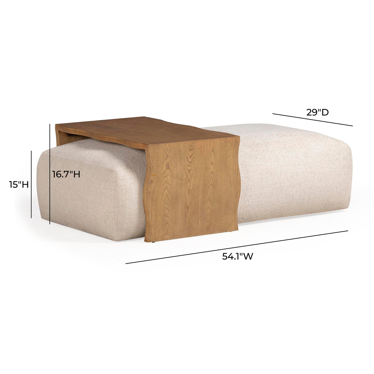 Spencer - Ottoman With Bridge Table