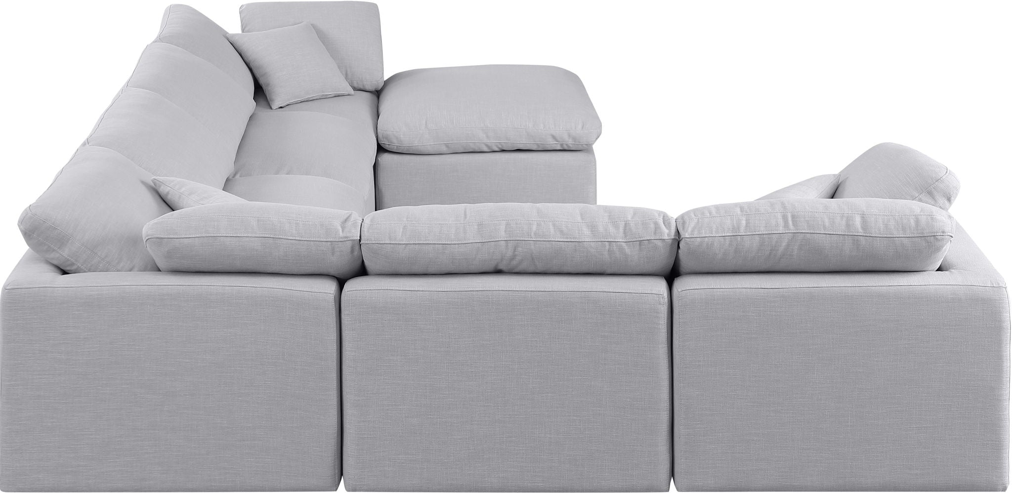 Indulge - Linen 7 Piece Modular Sectional
