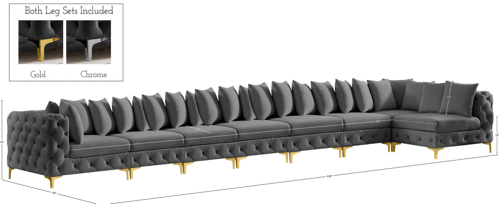 Tremblay - 8 Piece Modular Sectional