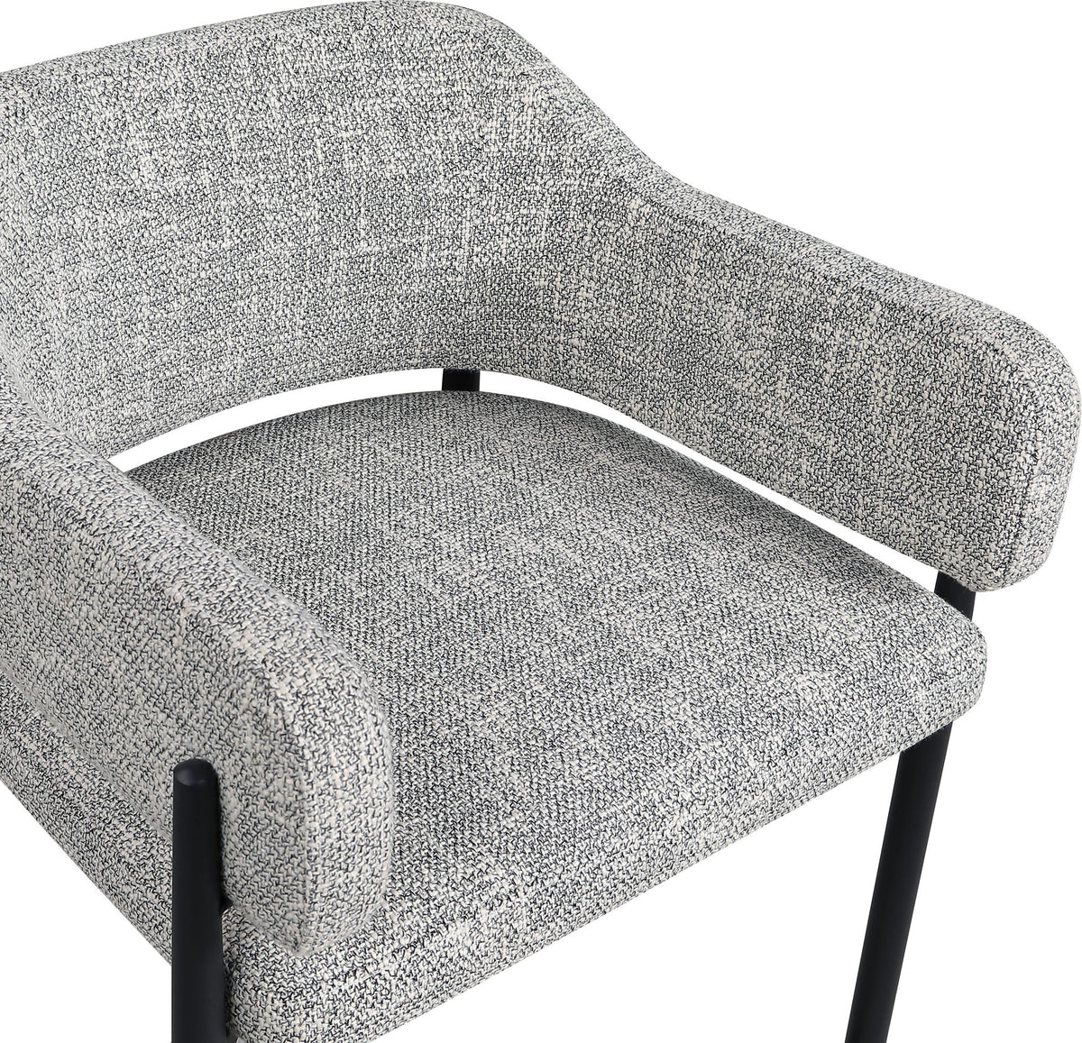 Dame - Fabric Upholstered Counter Stool (Set of 2)