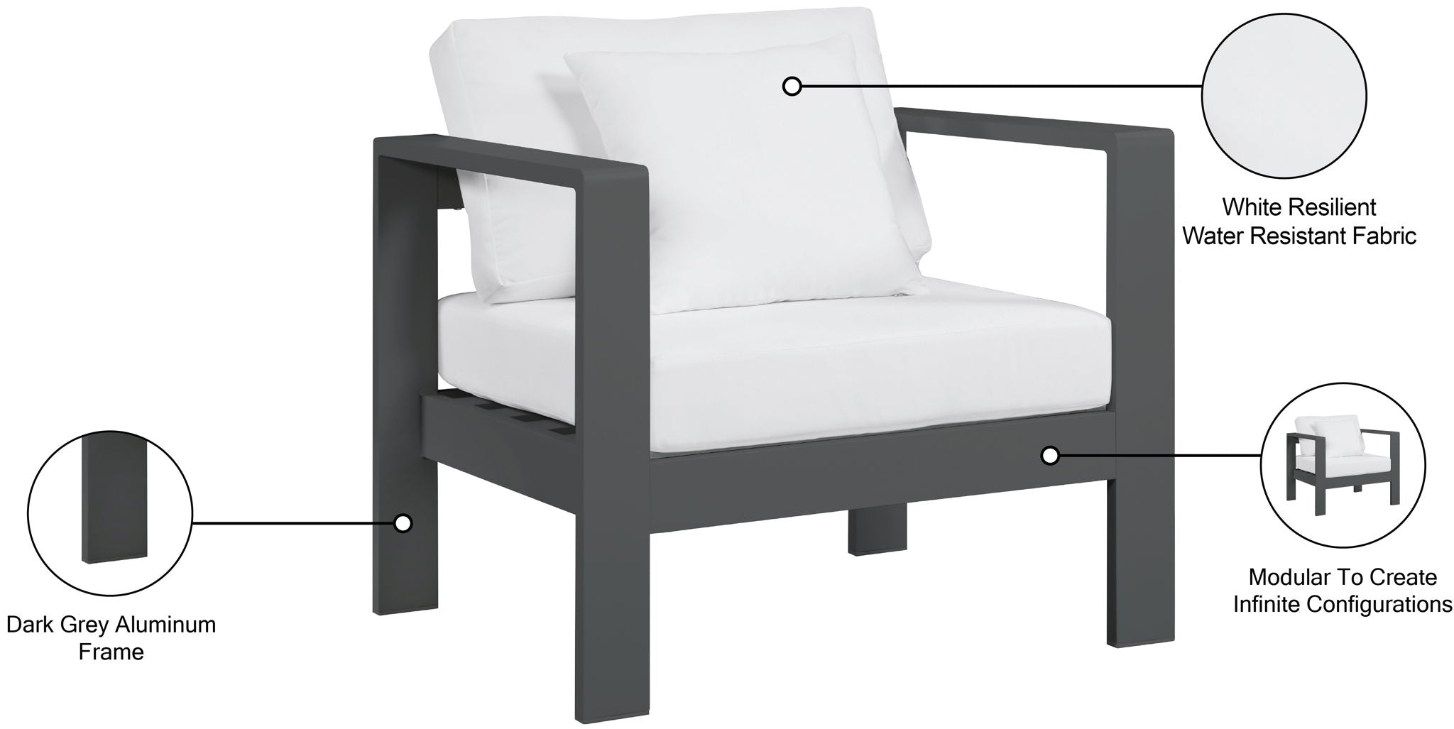 Nizuc - Outdoor Patio Arm Chair
