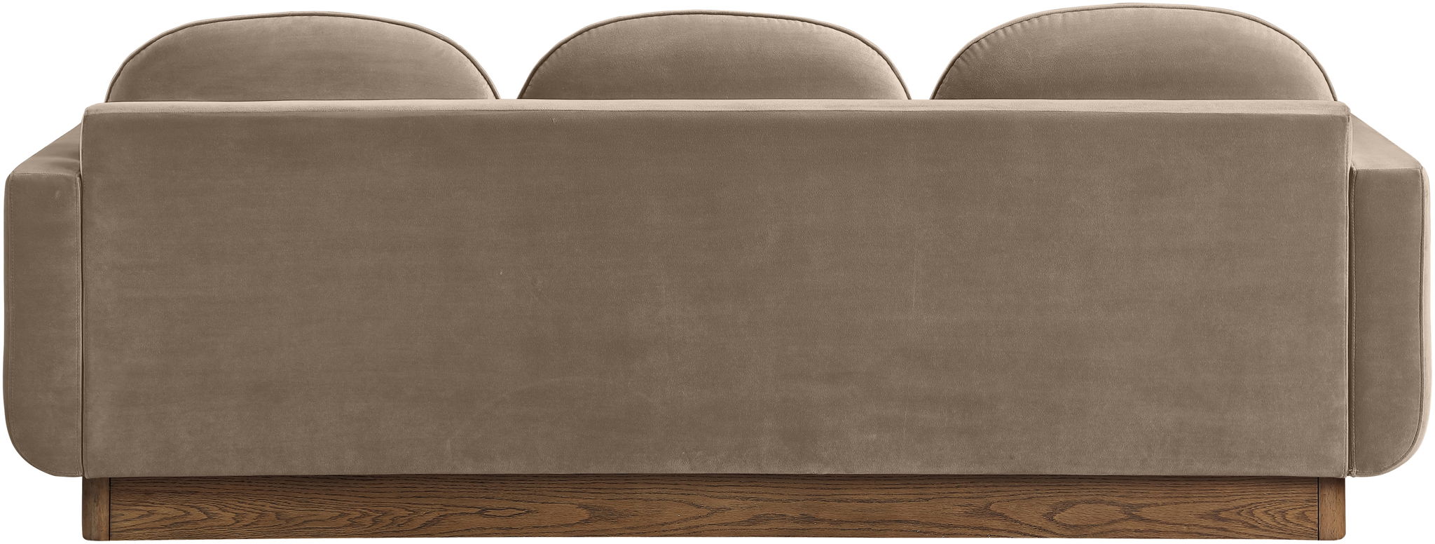 Diviento - Velvet Performance Fabric Upholstered Sofa
