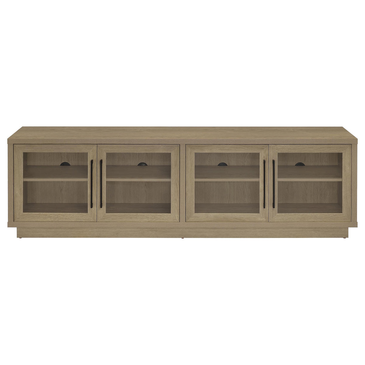 Medina 4-Door TV Stand for TVs up to 85 Inches Latte