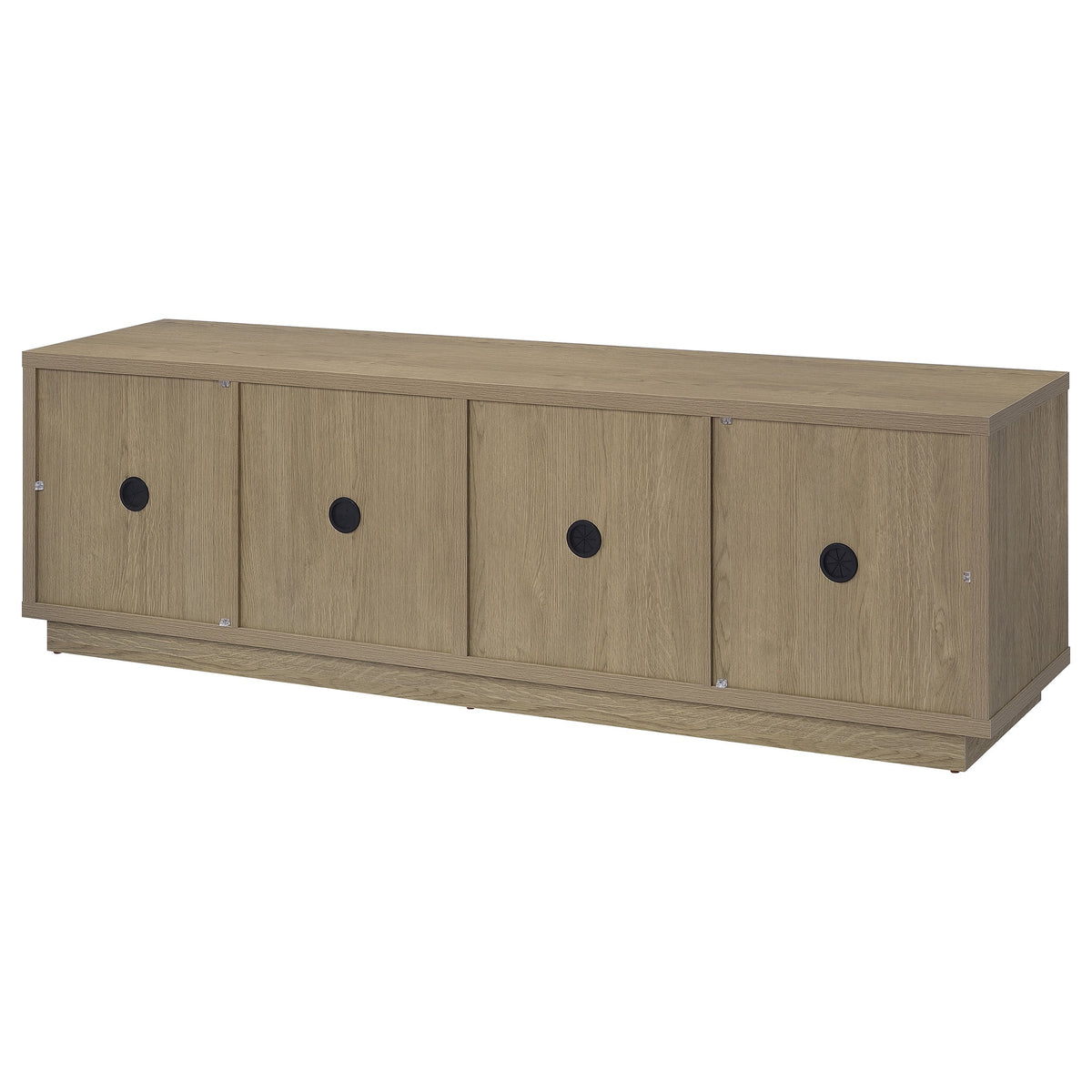 Medina 4-Door TV Stand for TVs up to 85 Inches Latte