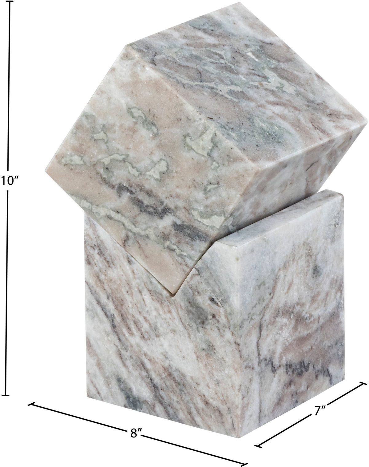 Quad - Marble Decorative Cube