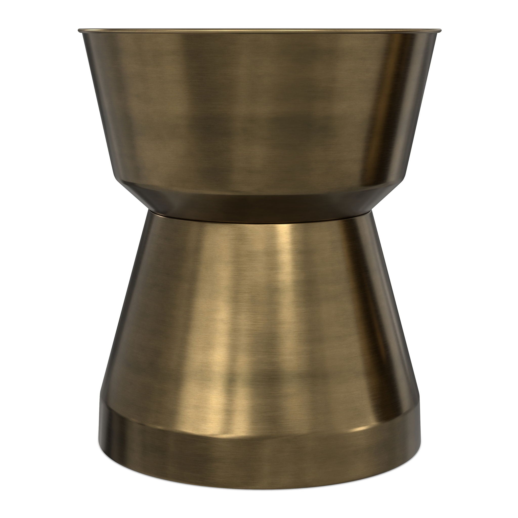 Allegra - Side Table - Antique Brass