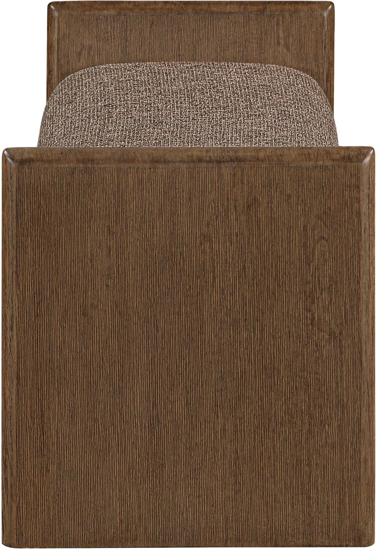 Hickory - Fabric Upholstered Bench - Brown Frame