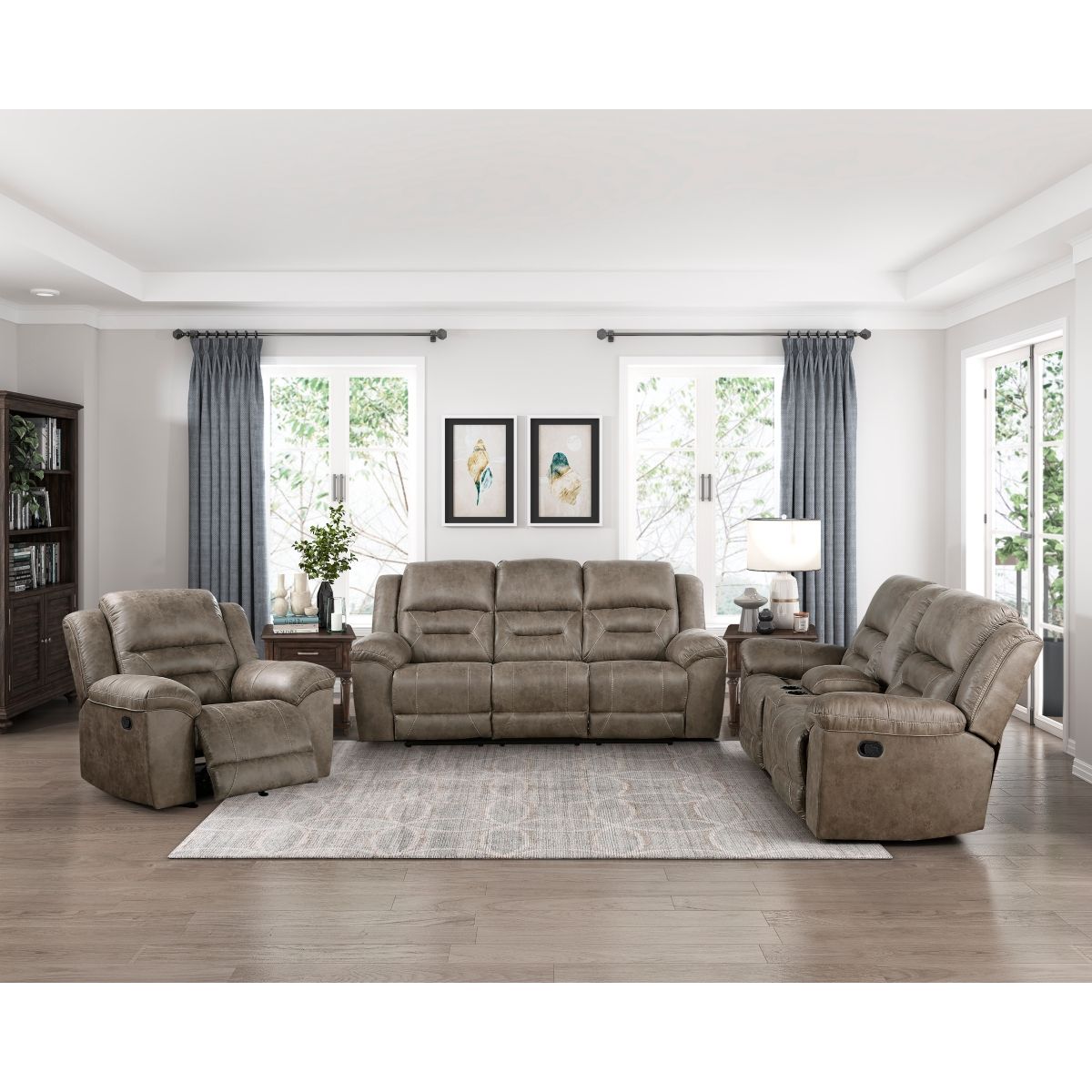 Hazen - Rocker Reclining Chair - Brown