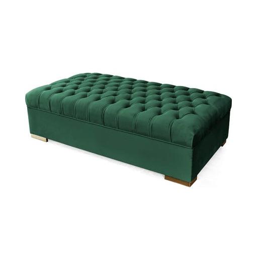 Nova Wholesale Furniture Lauren Fabric Ottoman LAUREN OTT-GREEN IMAGE 1