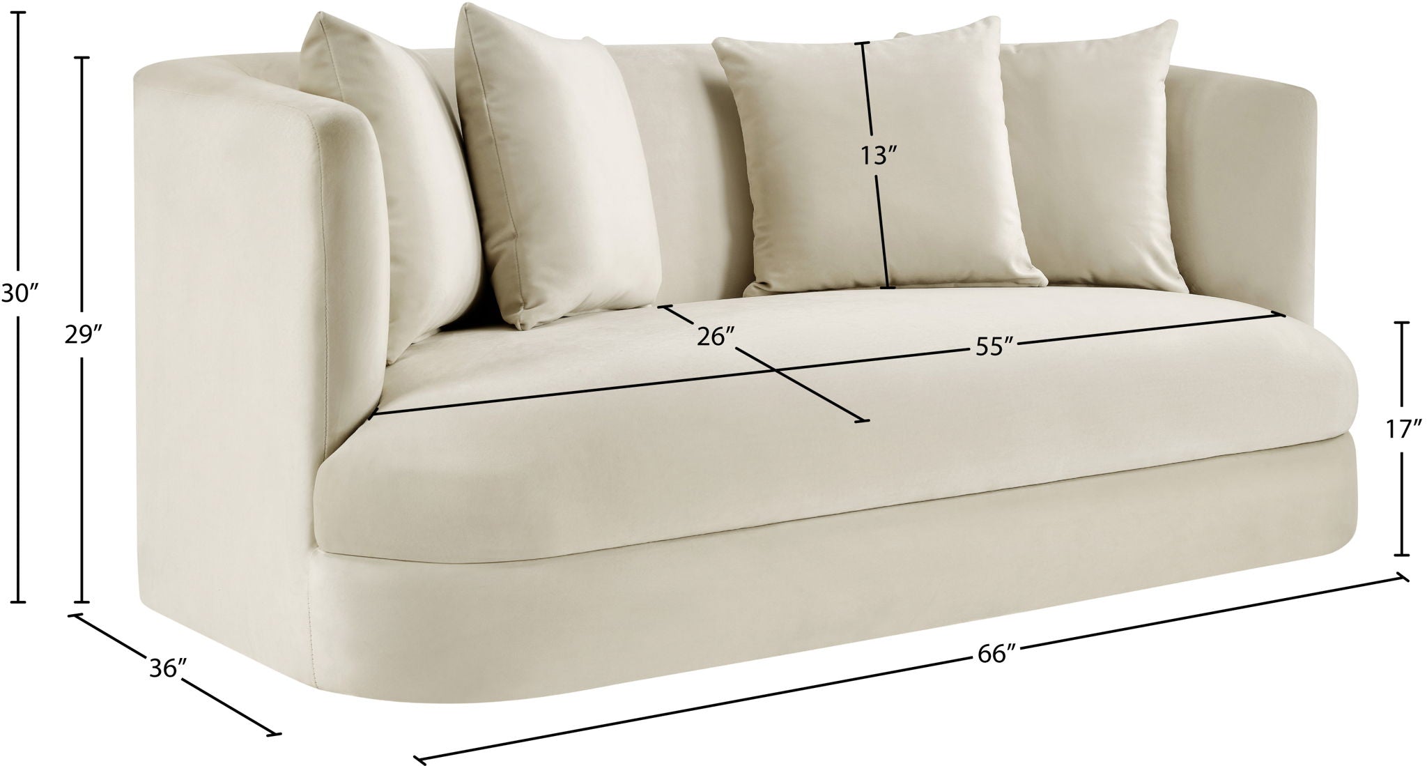 Alder - Loveseat