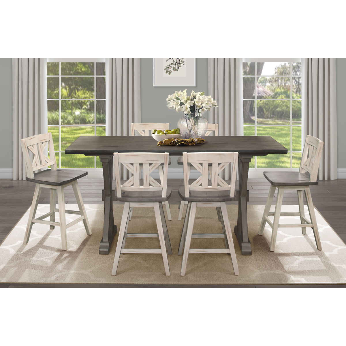 Amsonia - Counter Height Table - Gray