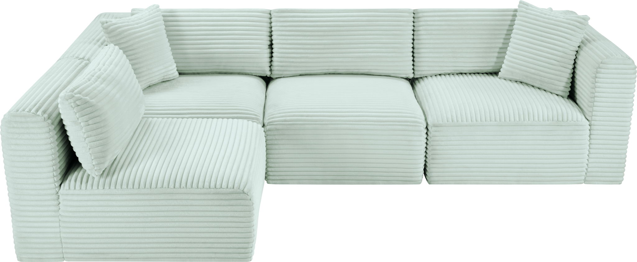 Shaggy - 4 Piece Modular Sectional
