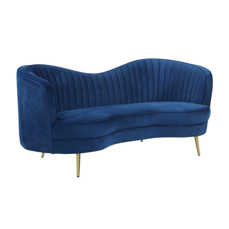 Sophia Stationary Fabric Loveseat 506862