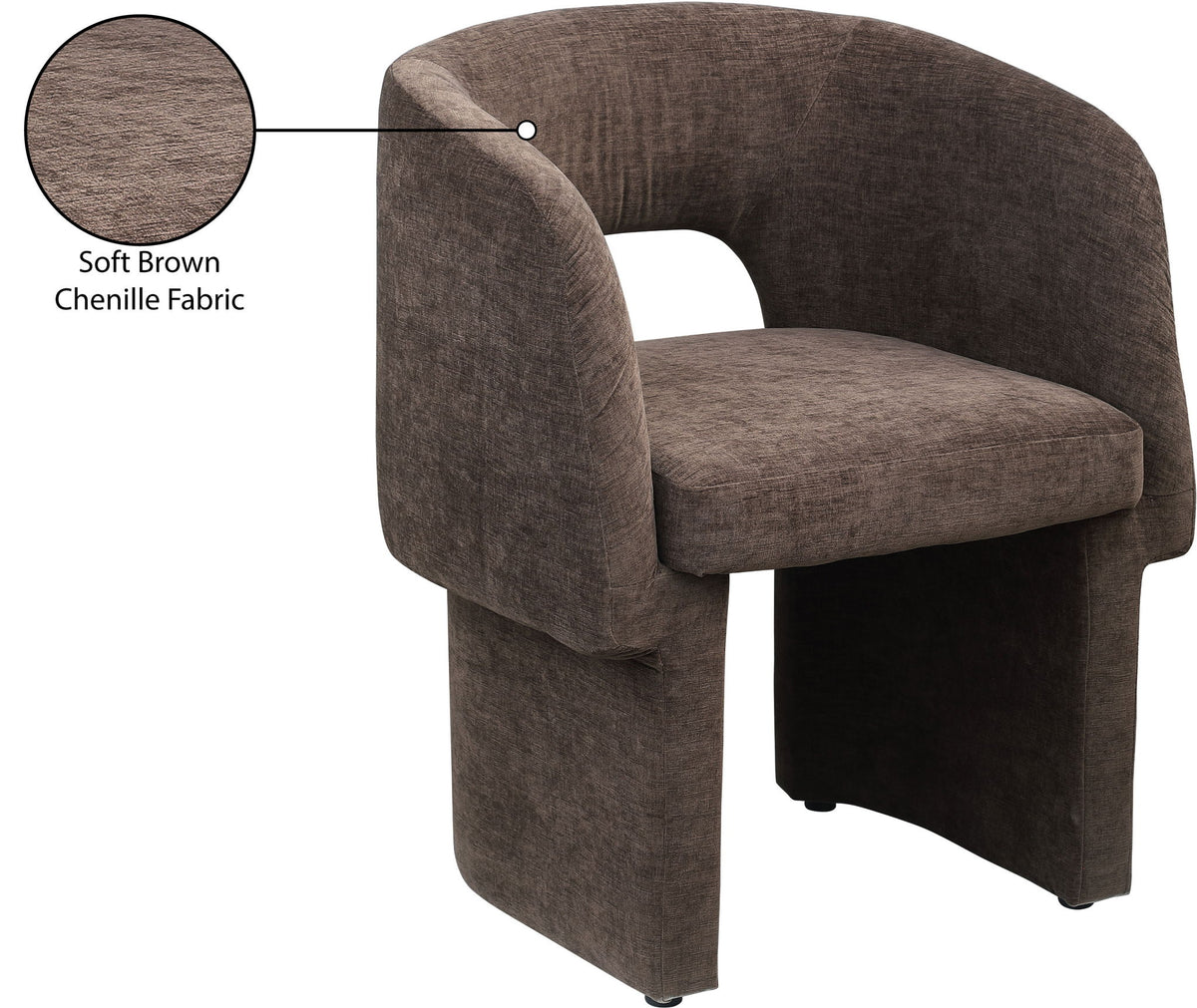 Emmet - Chenille Dining Chair / Accent Chair