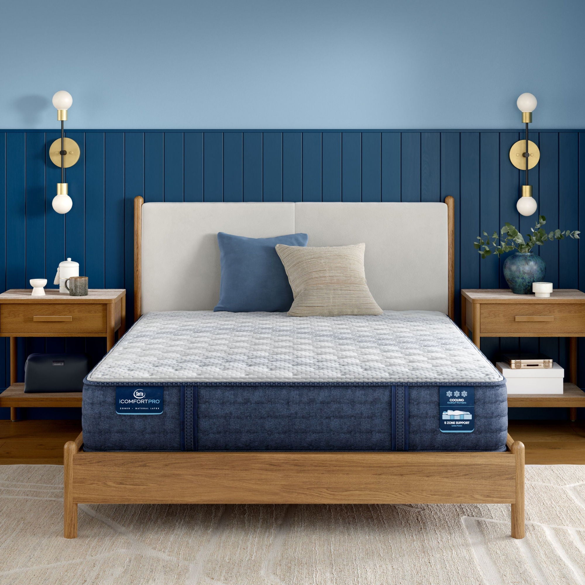 iComfortPro - 13" Ambrose Latex Foam Firm Mattress