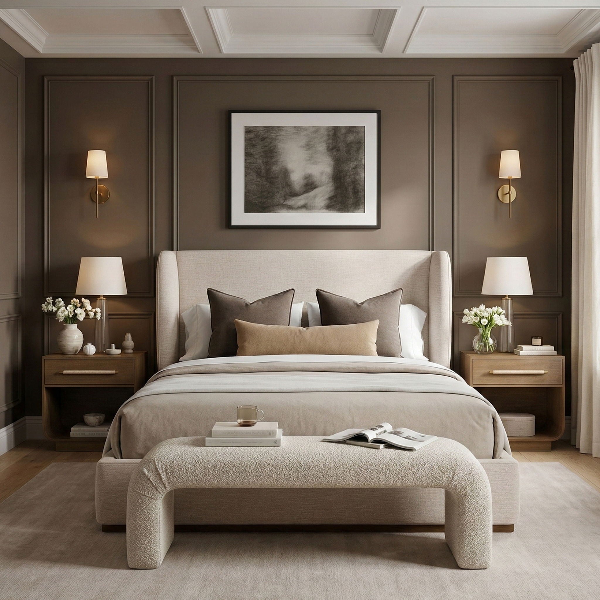 Aurin - Upholstered Bed