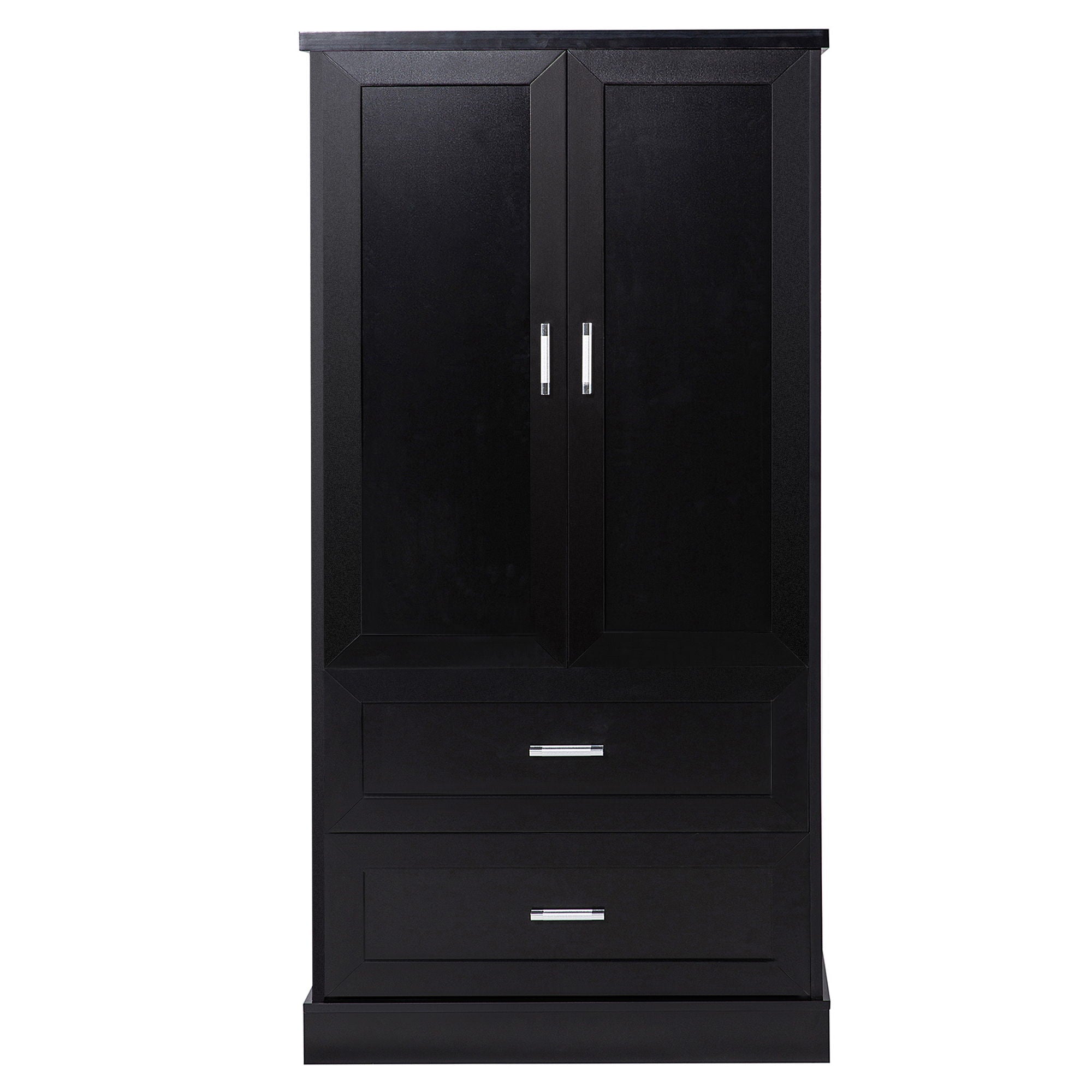 Tall Bathroom Storage Cabinet With 2 Doors And Drawers, Adjustable Shelf