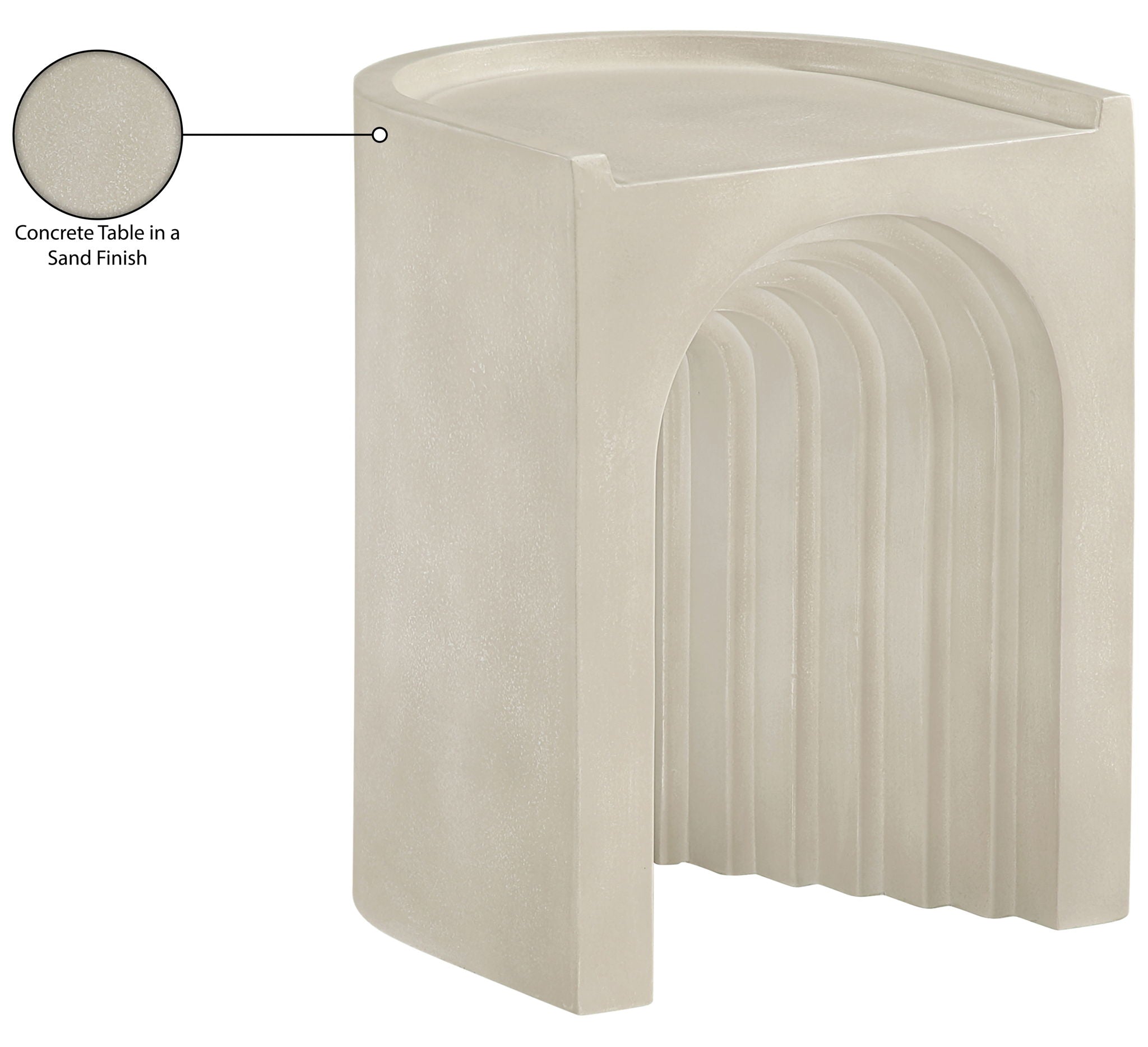 Avenda - Concrete End Table